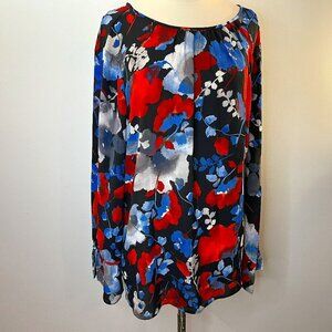 The Limited Women's Watercolor Floral Stunning Blouse - Size 2X - NWT $79